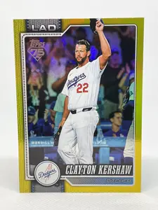 2026 Topps Series 1 Clayton Kershaw /399 Gold Foil Parallel LA DODGERS #22