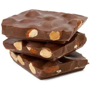 Sugar-Free Milk Almond Bark - 4 oz & 8 oz & 1 lb Chocolate Bag Snack Dessert Sweet Bonbon