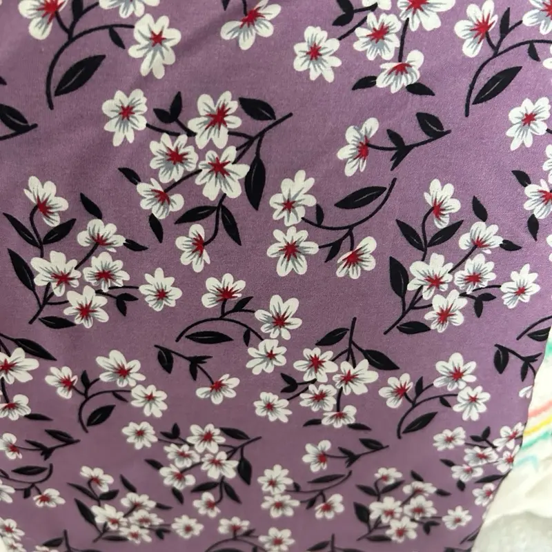 Linen Prayer Chaddar with Beautiful Floral Patterns