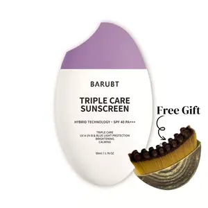 Multi-Effect All-in-One Triple Care Protective Cream & Lotion, UV Protection, Refreshing Non-Greasy Formula, Universal for All Skin Types