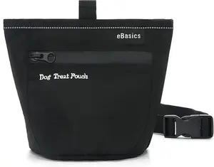 Professional Dog Training Treat Pouch with Clip, Magnetic Opening, and Waist Belt for Convenient Snack Storage