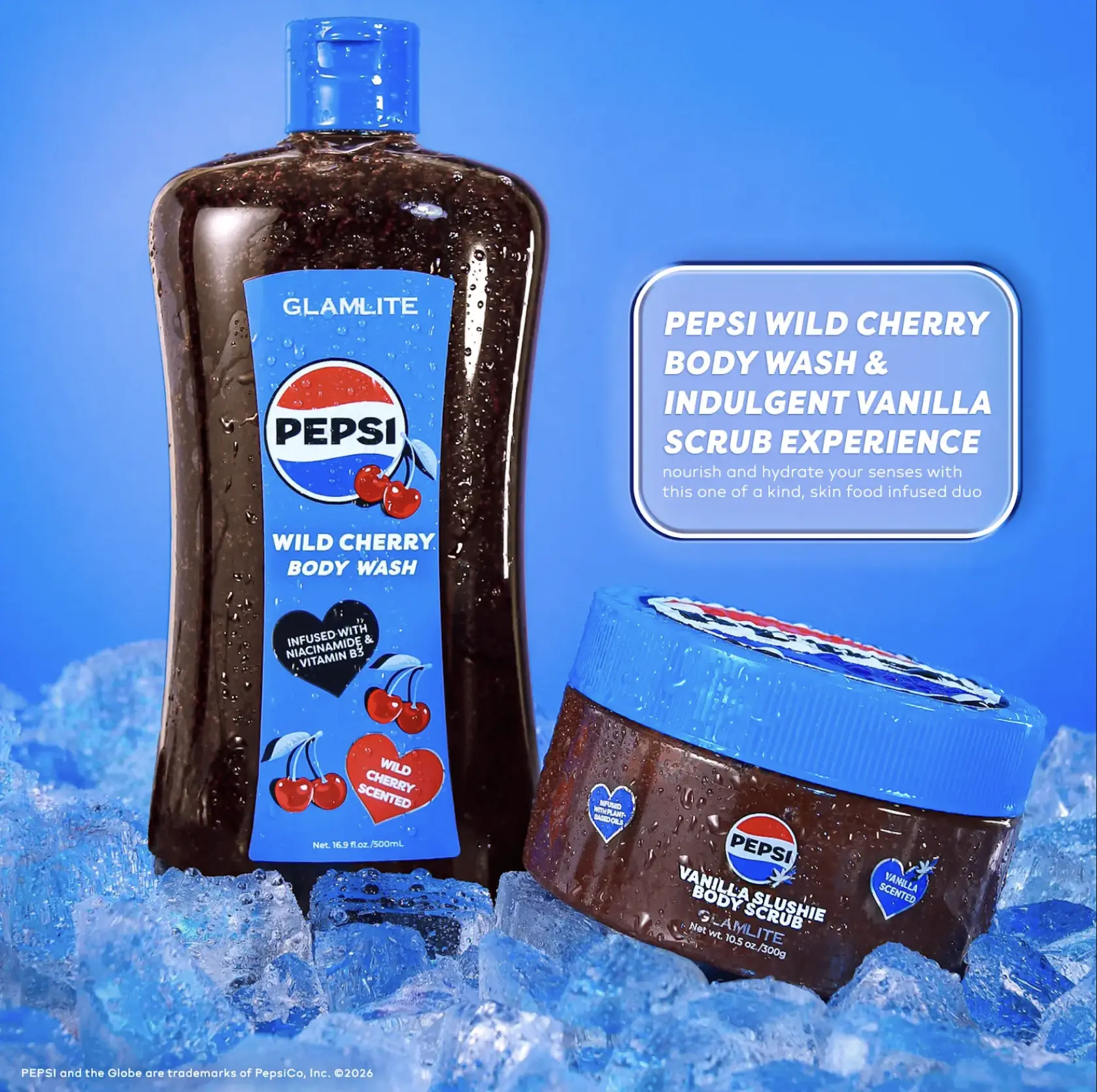 Pepsi x Glamlite Bath & Body Care