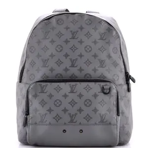 Pre-owned Louis Vuitton Leather Backpacks Racer Backpack Monogram Shadow by Rebag