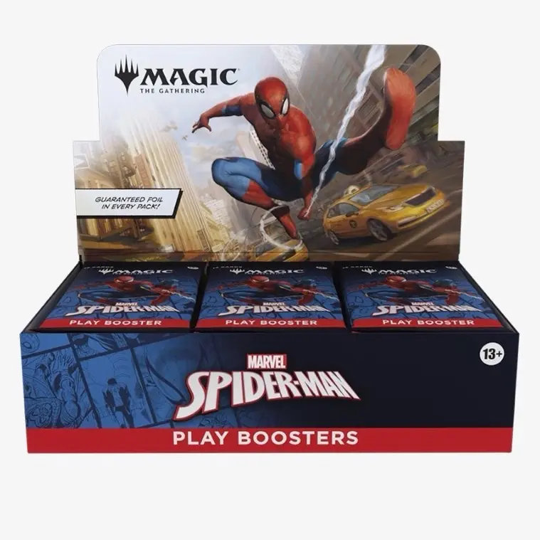 Marvel's Spider-Man Play Booster Display Box Trading Cards
