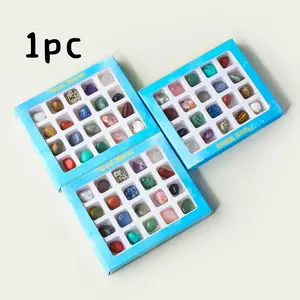Mineral Rock Crystal Gift Set, Healing Energy Stones Collection, Irregular Natural Stone Specimens for Home Decor & Wellness, Healing Crystals