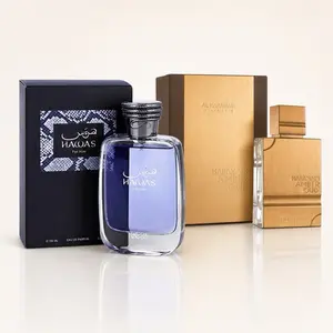 Rassasi Hawas + Amber Oud Gold Edition Duo Bundle Eau de Parfum (EDP) Spray
