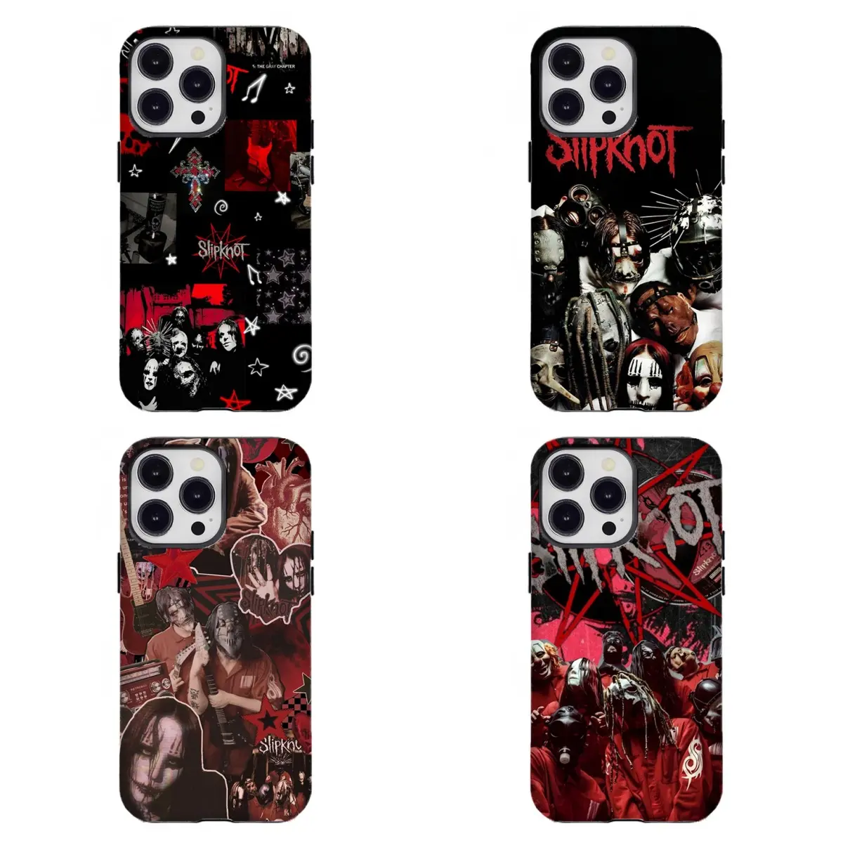 Edgy Slipknot Classic Mask Nu Metal Aesthetic Smartphone Case, Cellphone Shell - Heavy Metal Fan Gift, Handheld Device Accessory Compatible with iPhone 17,16,15,14,13,12,11 & and for samsung S21-S25