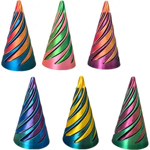 Valentines Day Gift for Kids 6 Packs Impossible Cone,Impossible Cones passthrough Impossible Pyramid for Relaxing,Spiral Fidget Toy passthrough Impossible Cone,Birthday for Adults & Kids