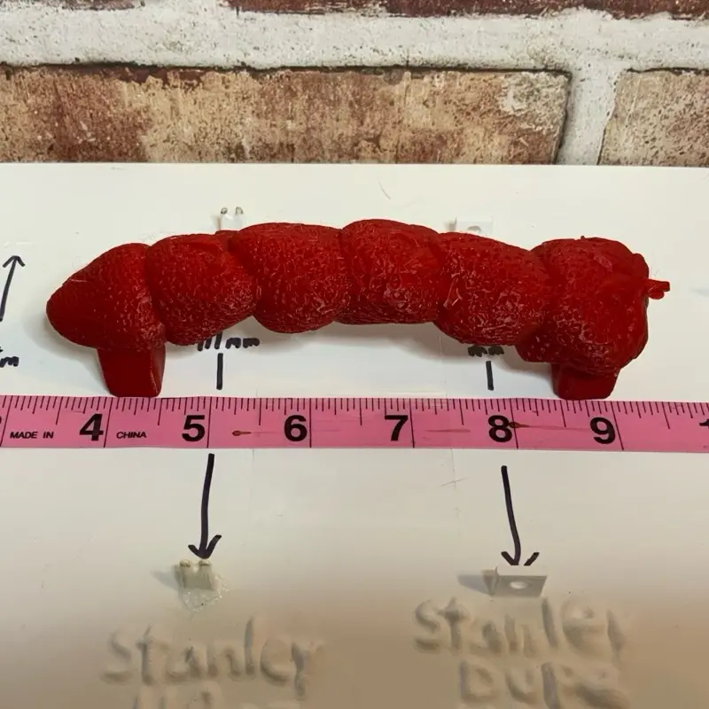 3D Printed Strawberry Tumbler Handle for 40oz and 30oz  Tumblers Resin or Epoxy Ready Unique Design