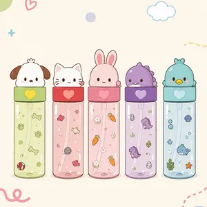 Cute Transparent Drinking Cup, Versatile for Daily Use, BPA-Free Clear Cup for Home & Office