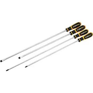 GearWrench KDT-80069H Triangle Head Screwdriver Set, Tri-lobe Handle Hand Tool for Hardware Repairs, Triangle Head Screwdriver Sets