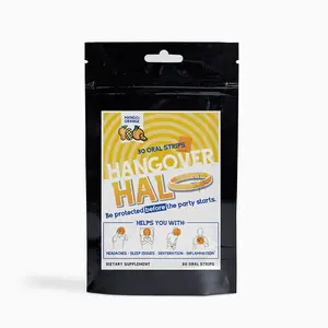 Hangover Halo Strips Adult Gluten Free GMO Free Organic Dairy Free