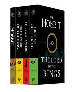 The Hobbit and The Lord of the Rings Boxed Set: The Hobbit / The Fellowship of the Ring / The Two Towers / The Return of the King by J.R.R. Tolkien [Paperback Book]
