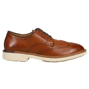 Cole Haan Mens Go To Wing Oxford Wingtip Dress Dress Shoes - Brown