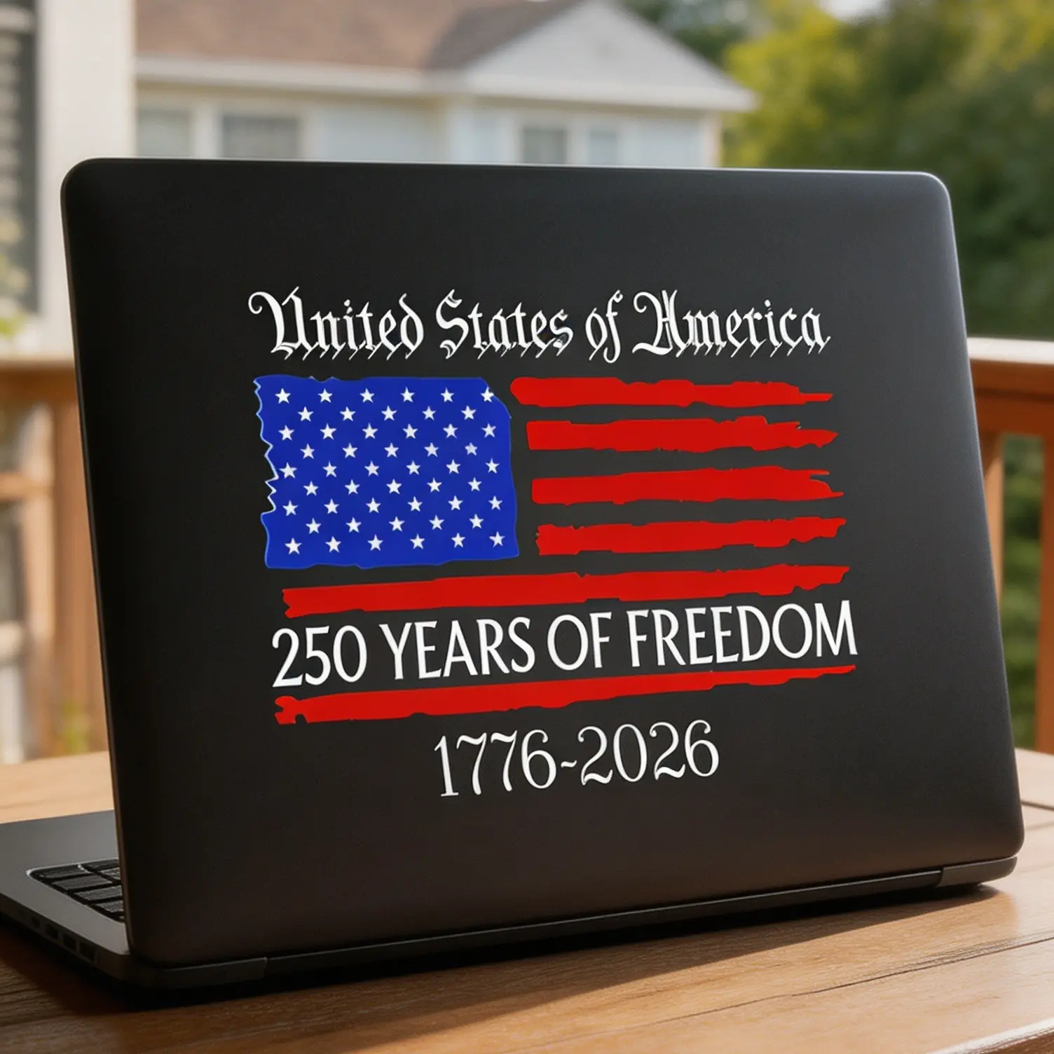 250th America Anniversary Car Decals 1776-2026 | Patriotic Bald Eagle US Flag Vinyl Stickers Bumper Stickers for Cars Trucks SUVs Laptops 4th of July 2026 Vehicle Exterior Decoration Car Decorations decals for truck