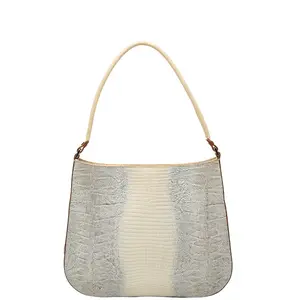 Pre-owned SALVATORE FERRAGAMO Others Shoulder Bags Crocodile Embossed Leather Shoulder Bag
