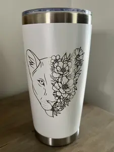 Personalized Tumbler with Lid Gift for Friends Gifts for Husband Insulated Coffee Cup 20 oz Travel Mug Gifts for Wife Drinkware Flasks