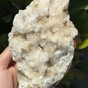 1 Pound 13 Ounce Apophyllite, Barite and Chalcedony Zeolite Crystal Specimen Piece