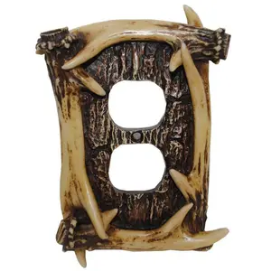 Antler Outlet Cover Wall Plate