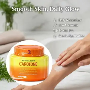 carotone 3int cream-Carrot Extract Body & Face Cream – 330ml – Daily Moisture with Vitamin E