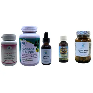 IFastFit Women's Candida Gut Support Sugar Harmony Supplement with Pata de Vaca Extract & Yeast Buster Formula