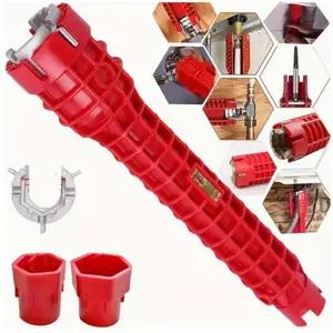 8 In 1/ 5 In 1 Bathroom Pipe Wrench Set Faucet And Sink Installation Multifunctional Angle Valve Water Heater Plumbing Universal Repair Tool