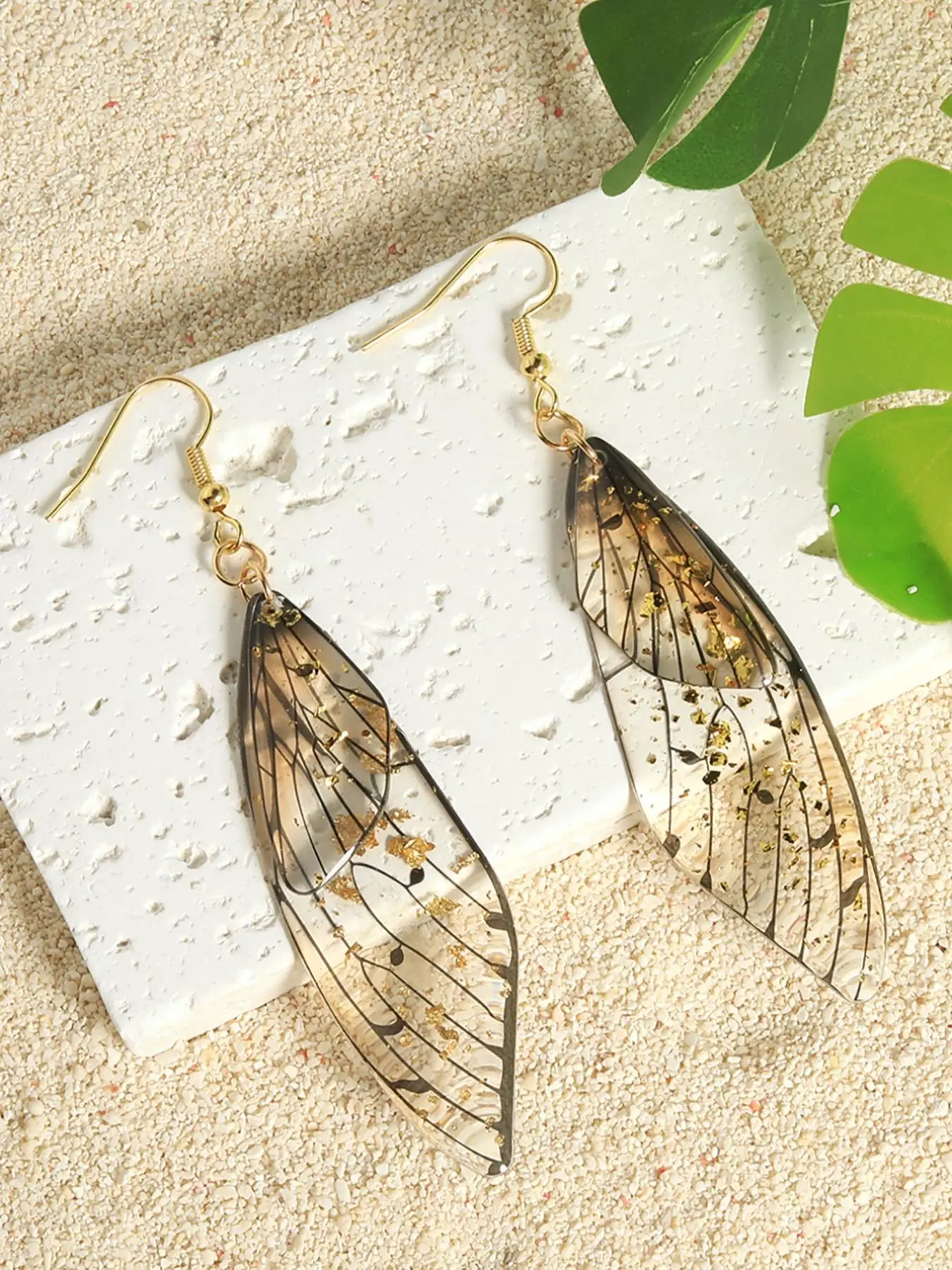 Wing Design Dangle Earrings, 2024 New Style Fashionable Jewelry for Women, Daily Clothing Decor, Trendy All-match & Exquisite Jewelry for Birthday Gif