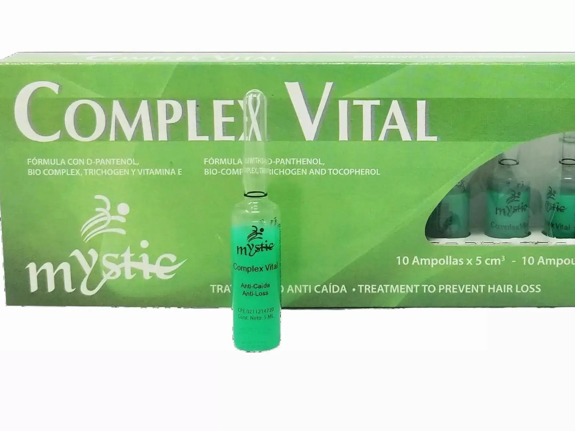 Kleravitex Mystic Complex Vital Ampoules For Hair Loss and Thinning - Regrowth Treatment With Biotin Bio-Complex and Tocopherol Haircare Conditioner Intensive Remedy