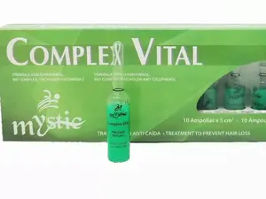 Kleravitex Mystic Complex Vital Ampoules For Hair Loss and Thinning - Regrowth Treatment With Biotin Bio-Complex and Tocopherol Haircare Conditioner Intensive Remedy
