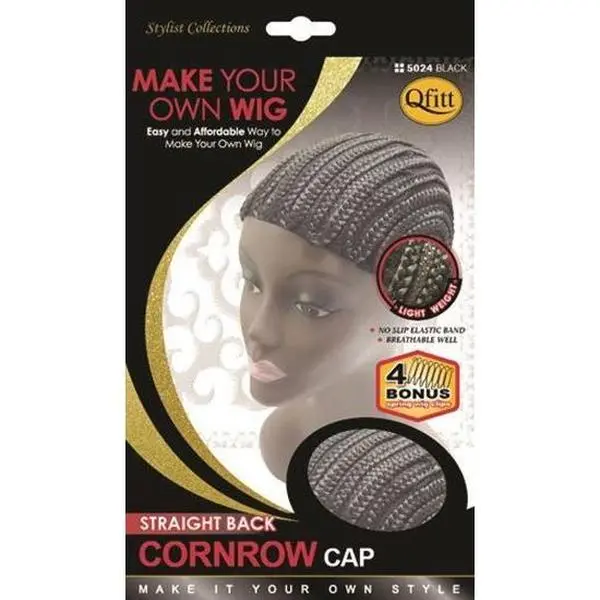Qfitt Straight Back Cornrow Cap #5024