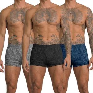 AGILELIN Men's Summer Basic Style 3-Inch Shorts - Soft and Highly Elastic Men's Fitness Sports Bottoms, Suitable for Running and Fitness  Summervibes