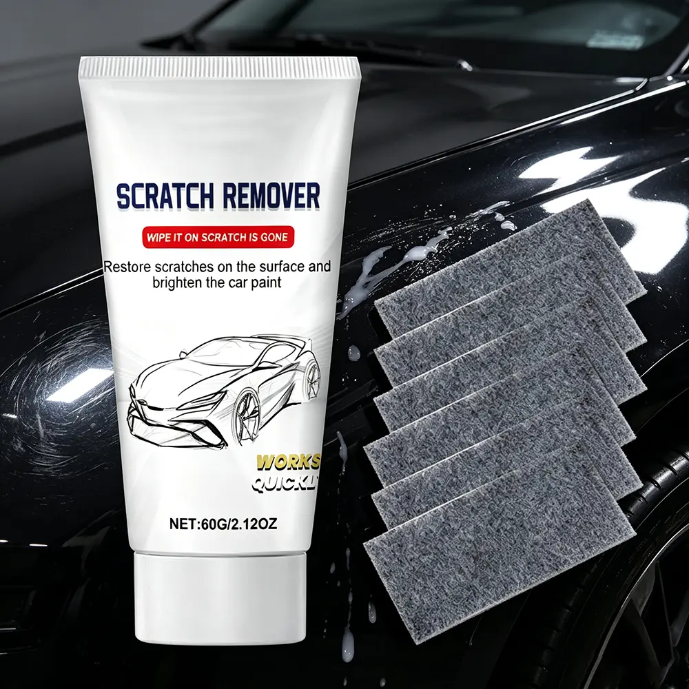 Nano Scratch Remover Cloth for Cars, Reusable Instant Polish, No Water or Wax, Restores Gloss & Removes Swirls, Clear Coat Safe, Portable Summer Road Trip Paint Fix 2026, Easy Wipe-On, Scratch & Swirl Remover