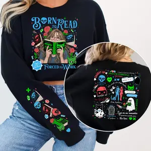 Born To Read Navessa Allen Series Sweatshirt, Forced To Word Hoodie, Lights Out, Caught Up, Game On, Romance Smut Bookish Shirt, Spicy Books Reader, Gift For Bookish