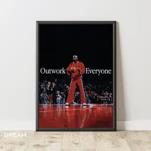 Michael Jordan Poster | Outwork Everyone |