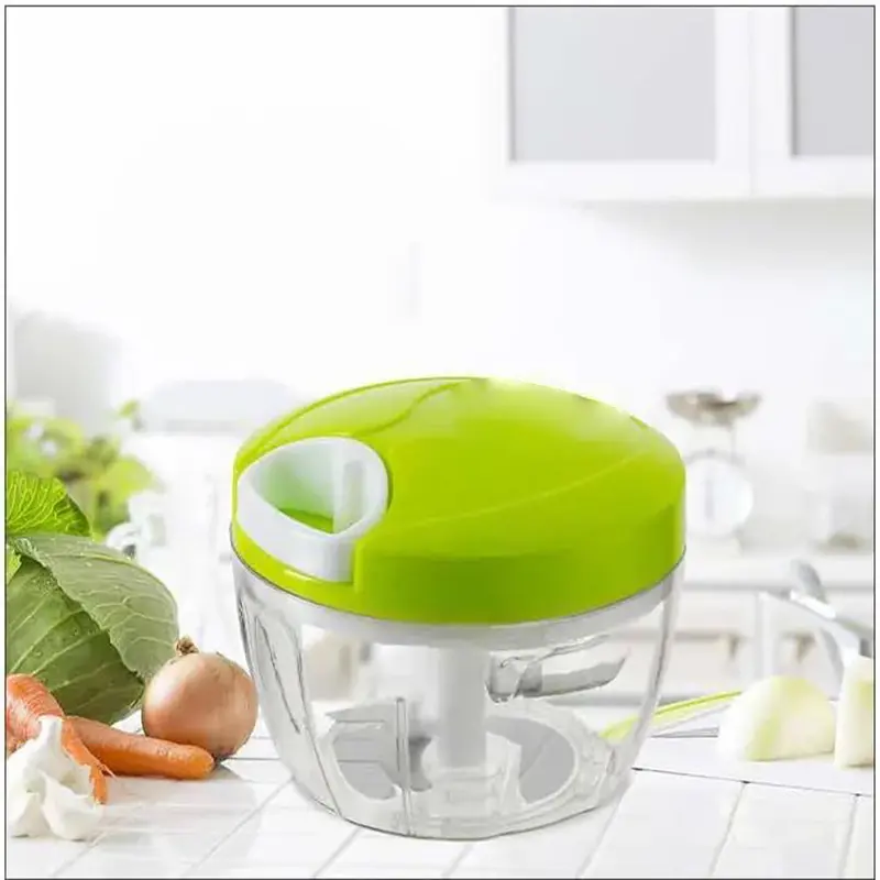 1pc Single Manual Pull String Garlic Chopper - Thickened Rope Design, Home Food Processor for Garlic, Vegetable, Onion, Essential Kitchen Gadget (Home Supplies, Party Bags & Gifts), Multifunctional Food Chopper, Easy-To-Use, Home Kitchen