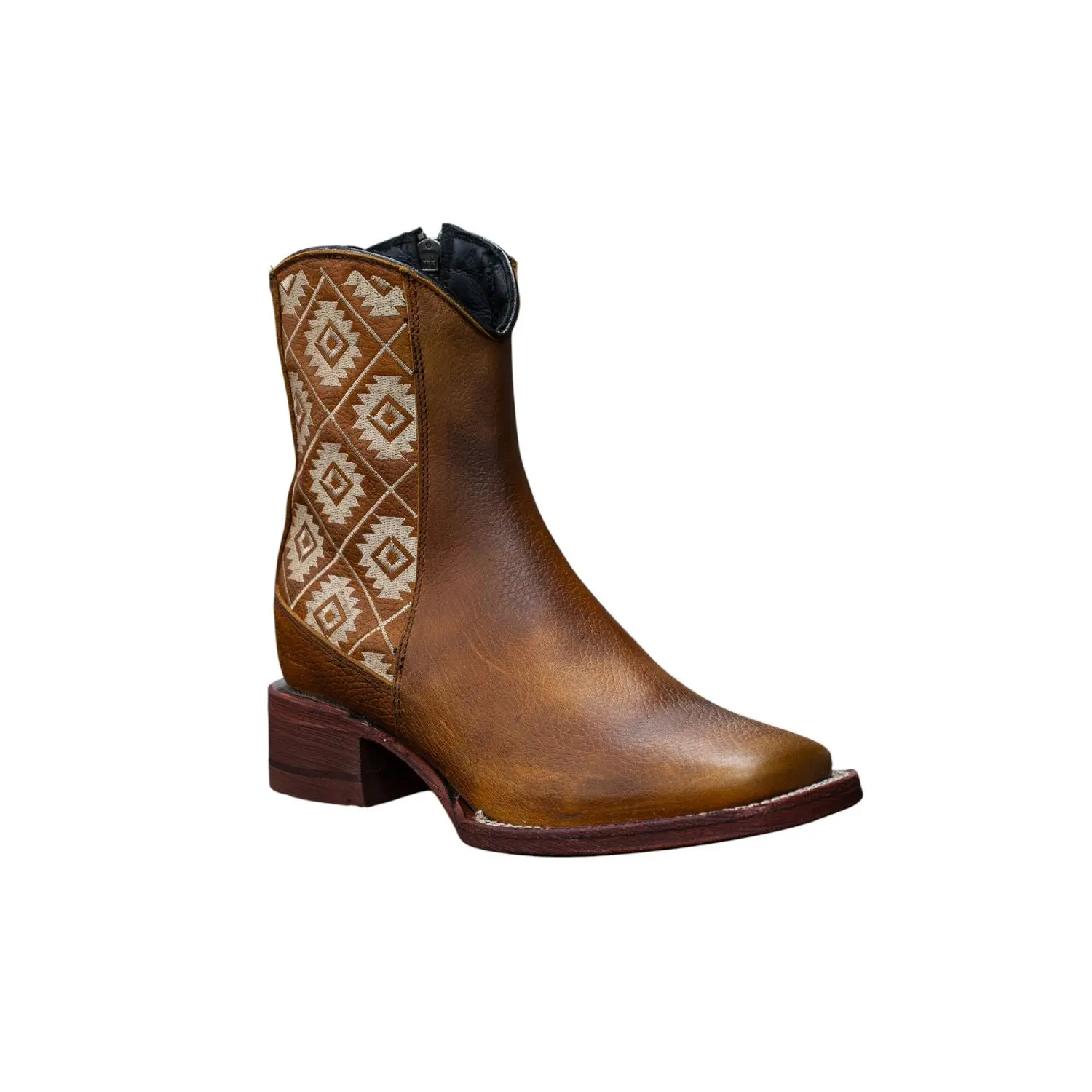 Botin El Canelo Dama Zarape C Tan Cj Gm