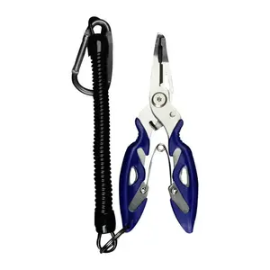 Multifunctional Fishing Pliers with Lanyard, 1 Count Portable Fishing Line Cutter, Fishing Tool Accessories for Outdoor