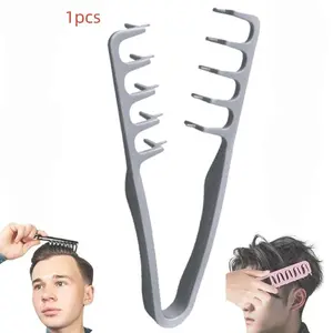 Textured Comb, Fluffy Wide Tooth Styling Comb, Large Teeth Curling Comb, Men's Textured Styling Comb, Hair Removal Comb, Unisex