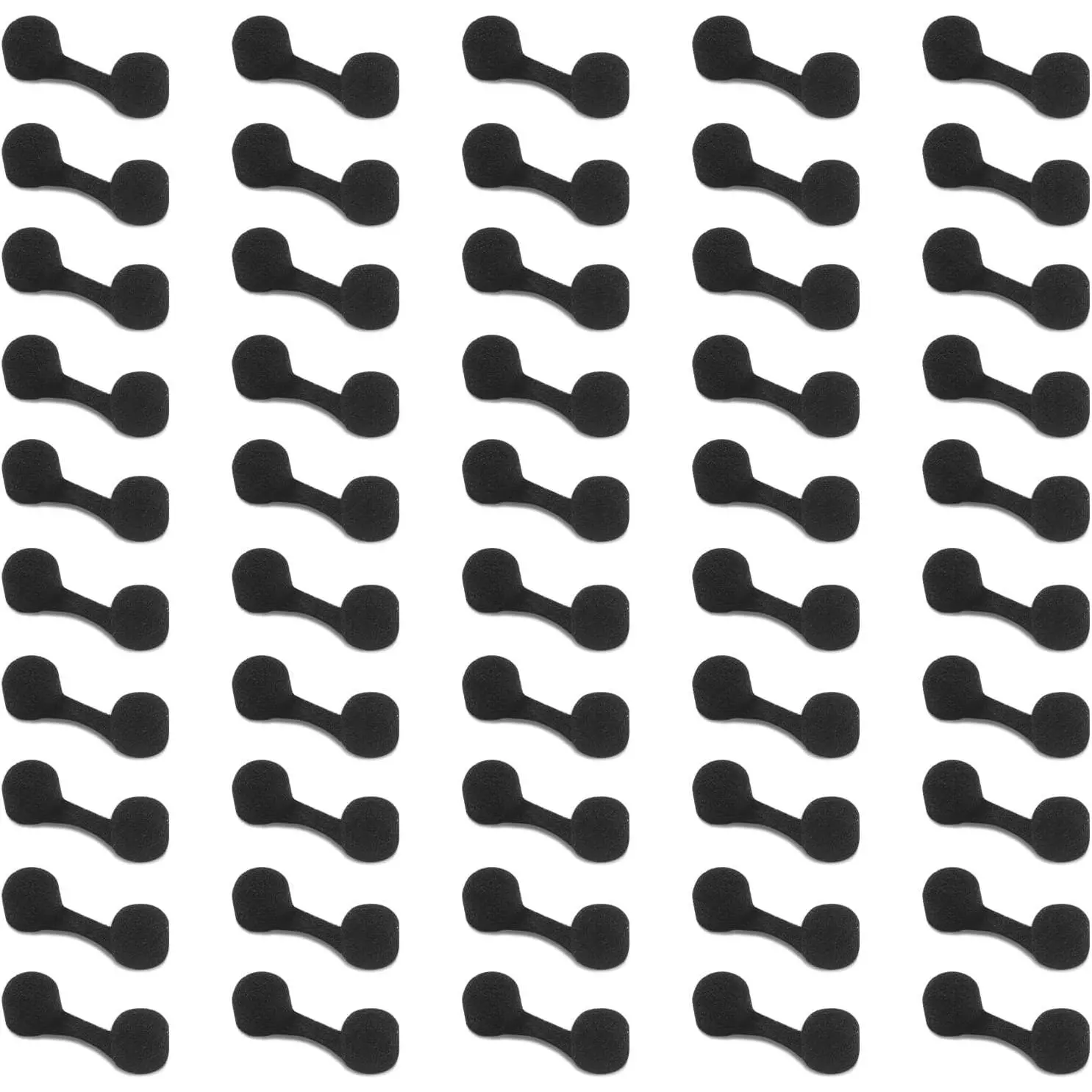 65PCS Nose Filters, Disposable Nose Plugs for Smells Nose Filters for Dust, Softness Sponge Nose Plug Filter for Spray Tanning Welding Dust Allergies(Black)