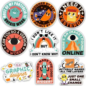 Creator Editor Digital Artist Sticker, Graphic Designer Gift, Digital Drawing Decoration for Laptop Tablet Desk Office Water Bottle Helmet Vehicles