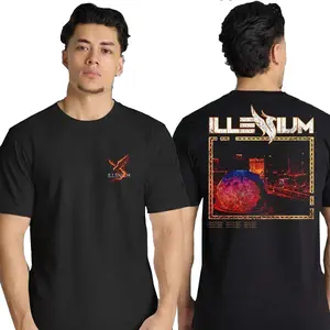 Illenium Sphere Tour Unisex T-Shirt - Limited Edition Double-sided Design for Music Fans Cotton Fit