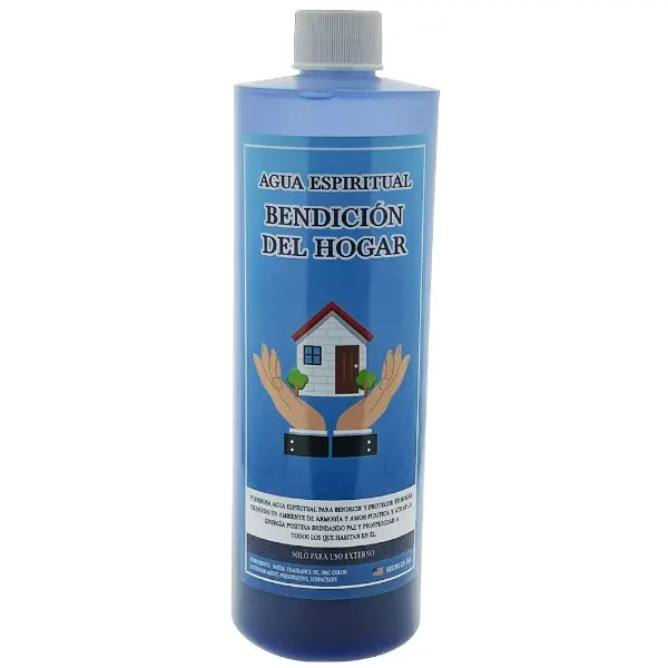 Bendicion Del Hogar - Agua Espirtual 16oz Bottle Healing Energy Cleansing Water Household Handheld