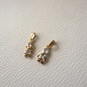 Boy and Girl Charm Set