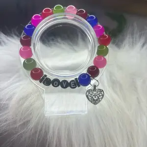 Beaded Junk Love Bracelet (letter colors may change)