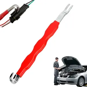 Electrical Disconnect Plier, Electrical ConnectorSeparator Removal Tool, Automotive ElectricalConnector Release Hook - Professional TerminalDisconnect Tool Set for Car Wiring Harness Repair(Red)