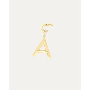 Tatum Clip On Grand Beveled Alphabet Charms