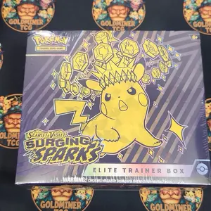 Surging Sparks Scarlet & Violet ETB | Factory Sealed | All Cards Ship, Unless Specified Otherwise