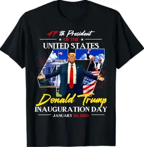 President Donald Trump Inauguration Day 2025 47th Usa Flag T-Shirt, Trump 2024 Sweatshirt, Republican Shirt, Trump Shirt