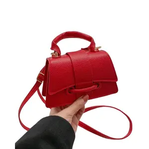 JAYLA RED MINI BAG WITH CROSS BODY STRAP