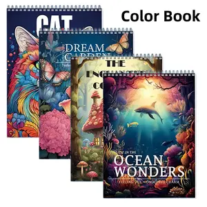 Adult Digital Coloring Book, Relaxing Art Therapy Activity, Stress Relief & Creative Inspiration, Perfect Gift for Artists-MM